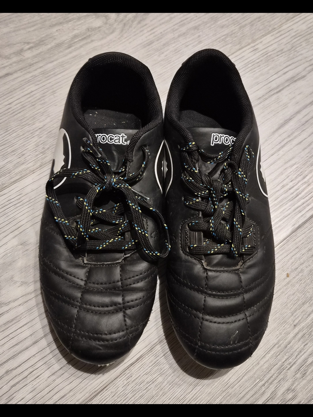 Procat Kids' Black Athletic Soccer Cleats